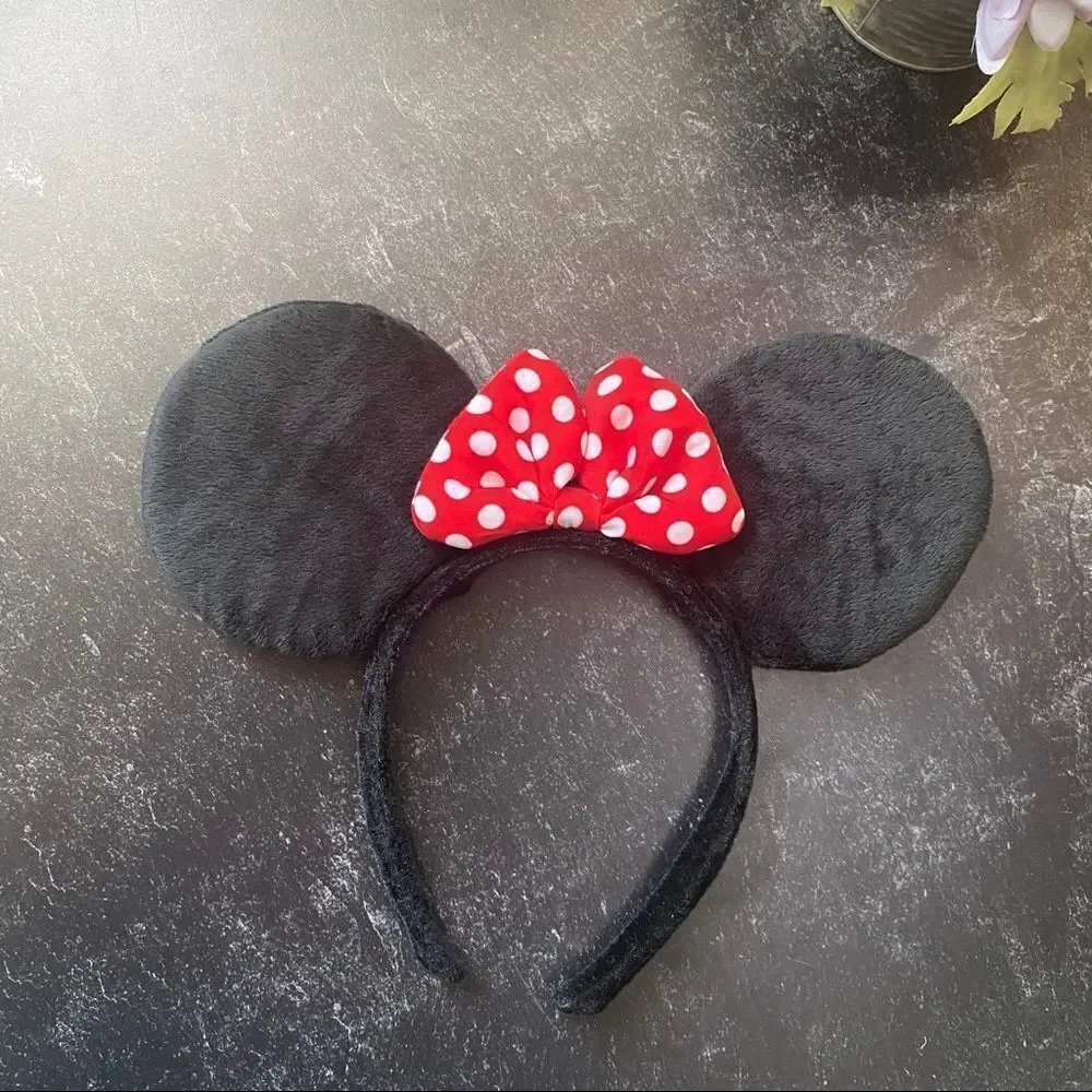 Minnie Mouse Bow Ears Headband OS